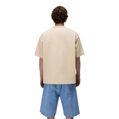 Beige - Lifestyle - Napapijri Mens Krous Oversized T-Shirt