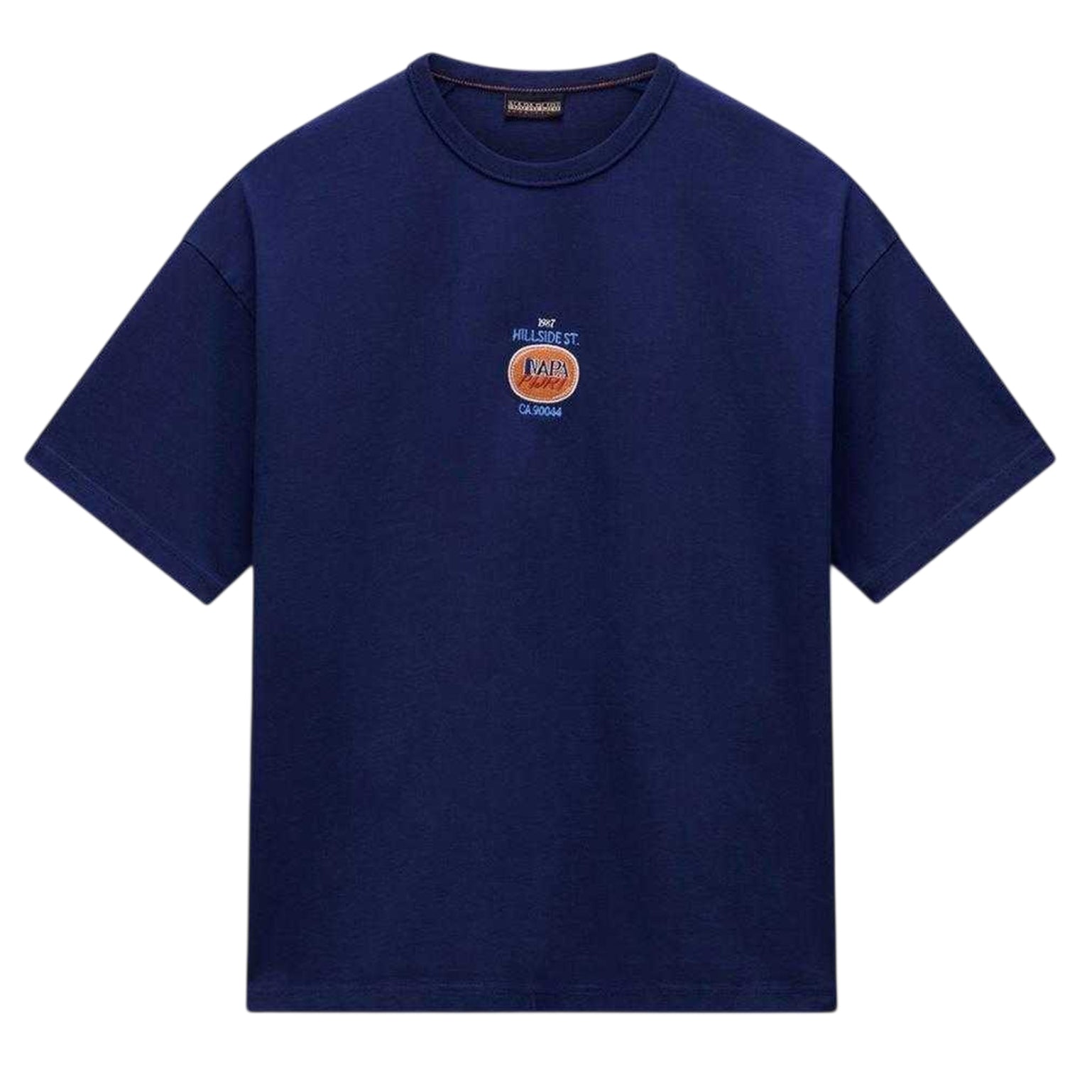 Naval Academy - Front - Napapijri Mens Krous Oversized T-Shirt