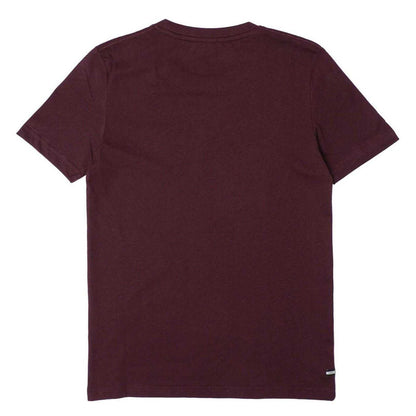 Burgundy - Back - Weekend Offender Womens-Ladies Logo T-Shirt