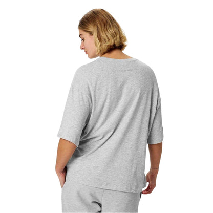 Grey Marl - Back - Jack Wills Womens-Ladies Logo T-Shirt