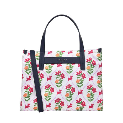 Black - Back - Radley Floral Recycled Polyester Shoulder Bag