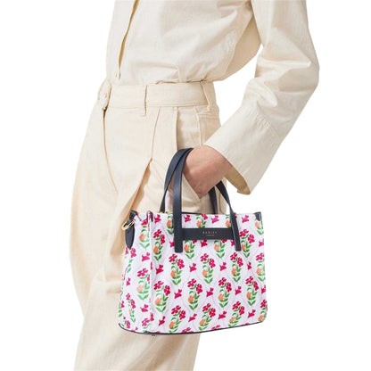 Black - Pack Shot - Radley Floral Recycled Polyester Shoulder Bag