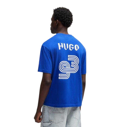 Blue - Back - Hugo Mens Nebulop Regular Jersey