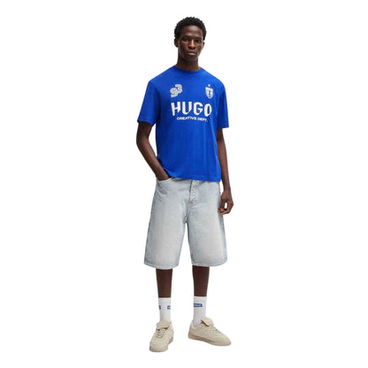 Blue - Pack Shot - Hugo Mens Nebulop Regular Jersey