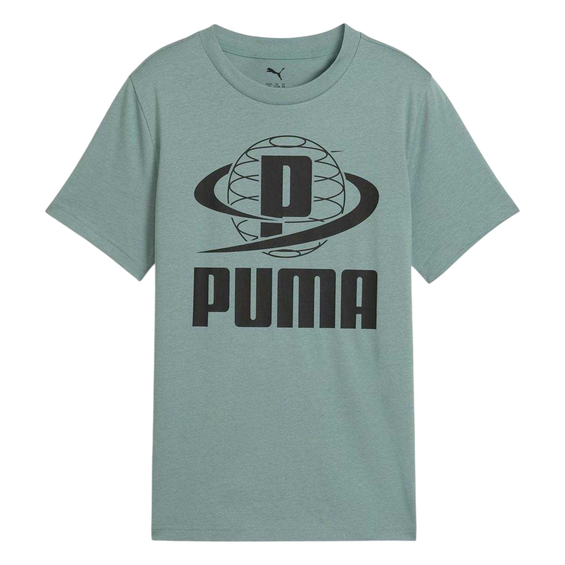 Green - Front - Puma Childrens-Kids II Graphic T-Shirt