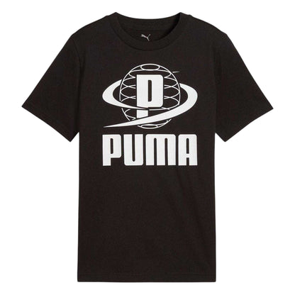 Black - Front - Puma Childrens-Kids II Graphic T-Shirt