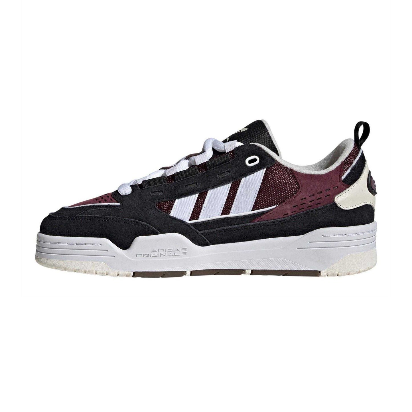 Core Black - Side - Adidas Childrens-Kids Originals Adi2000 Leather Trainers