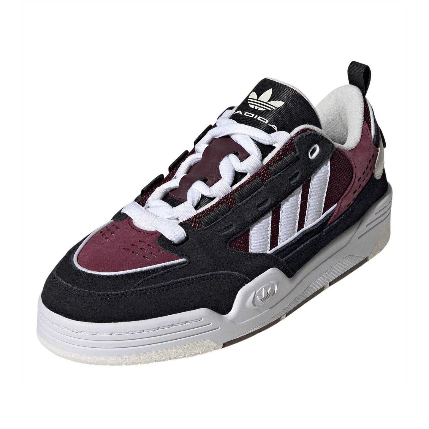 Core Black - Front - Adidas Childrens-Kids Originals Adi2000 Leather Trainers