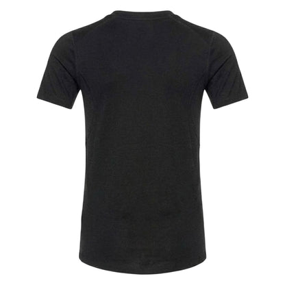 Black - Back - Odlo Womens-Ladies Merino Wool Crew Neck Slim T-Shirt