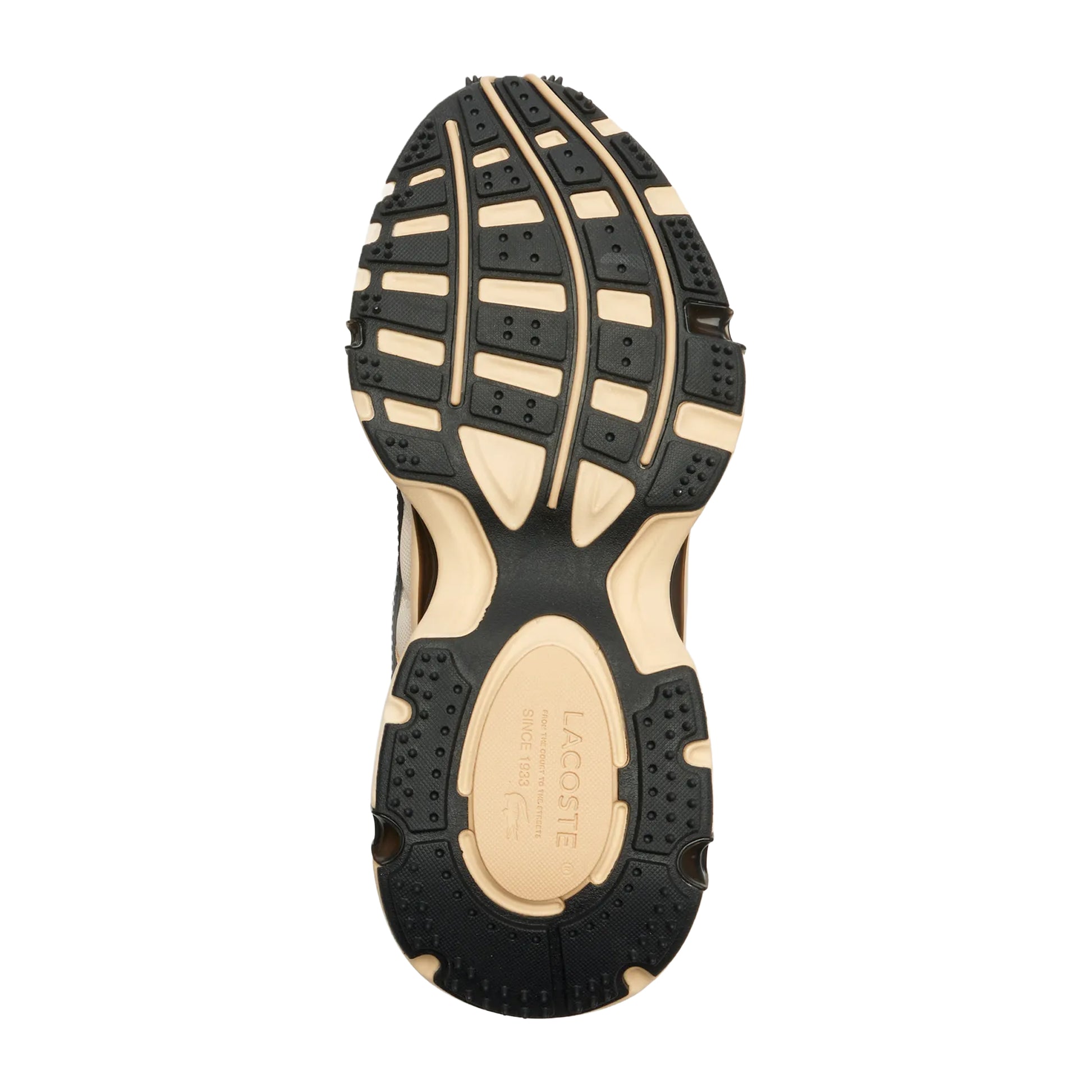 Tan - Pack Shot - Lacoste Womens-Ladies L003 Trainers