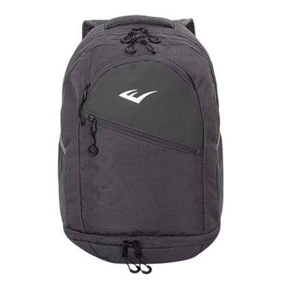 Grey - Front - Everlast NYC Logo Polyester Backpack