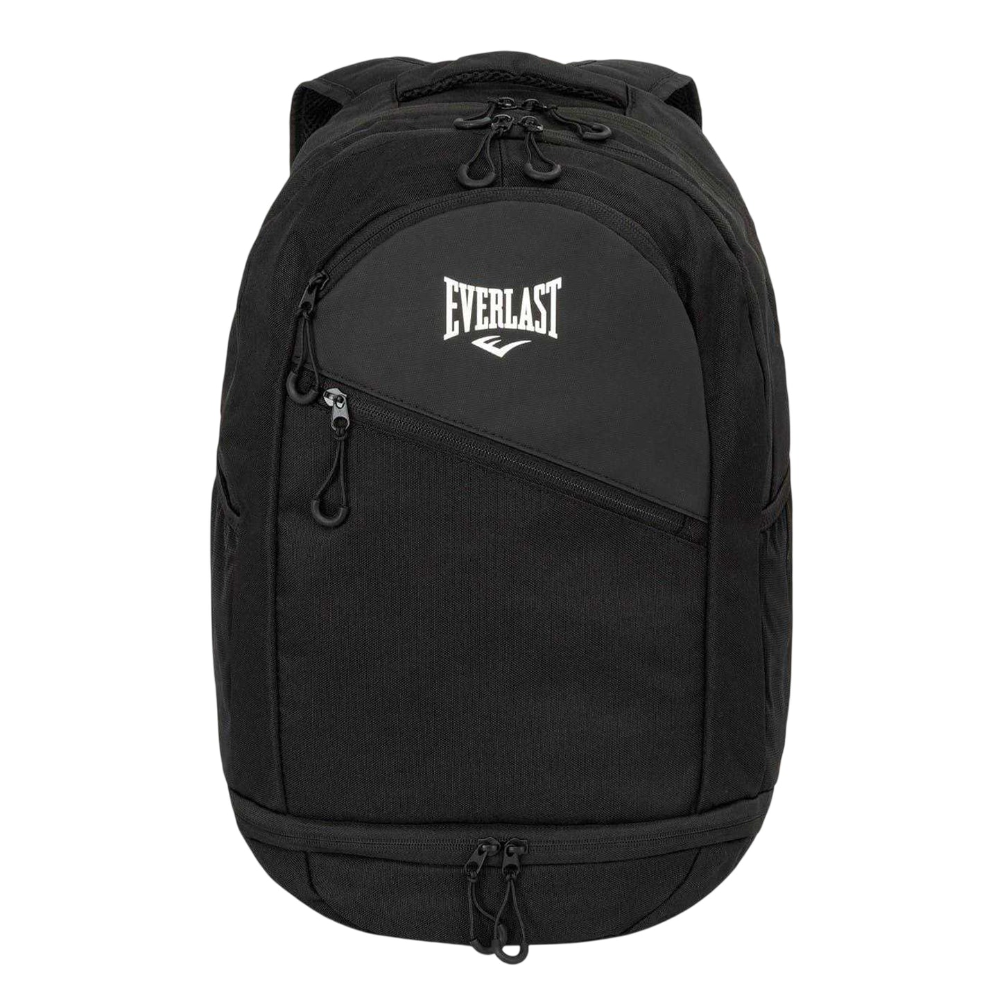 Black - Front - Everlast NYC Logo Polyester Backpack