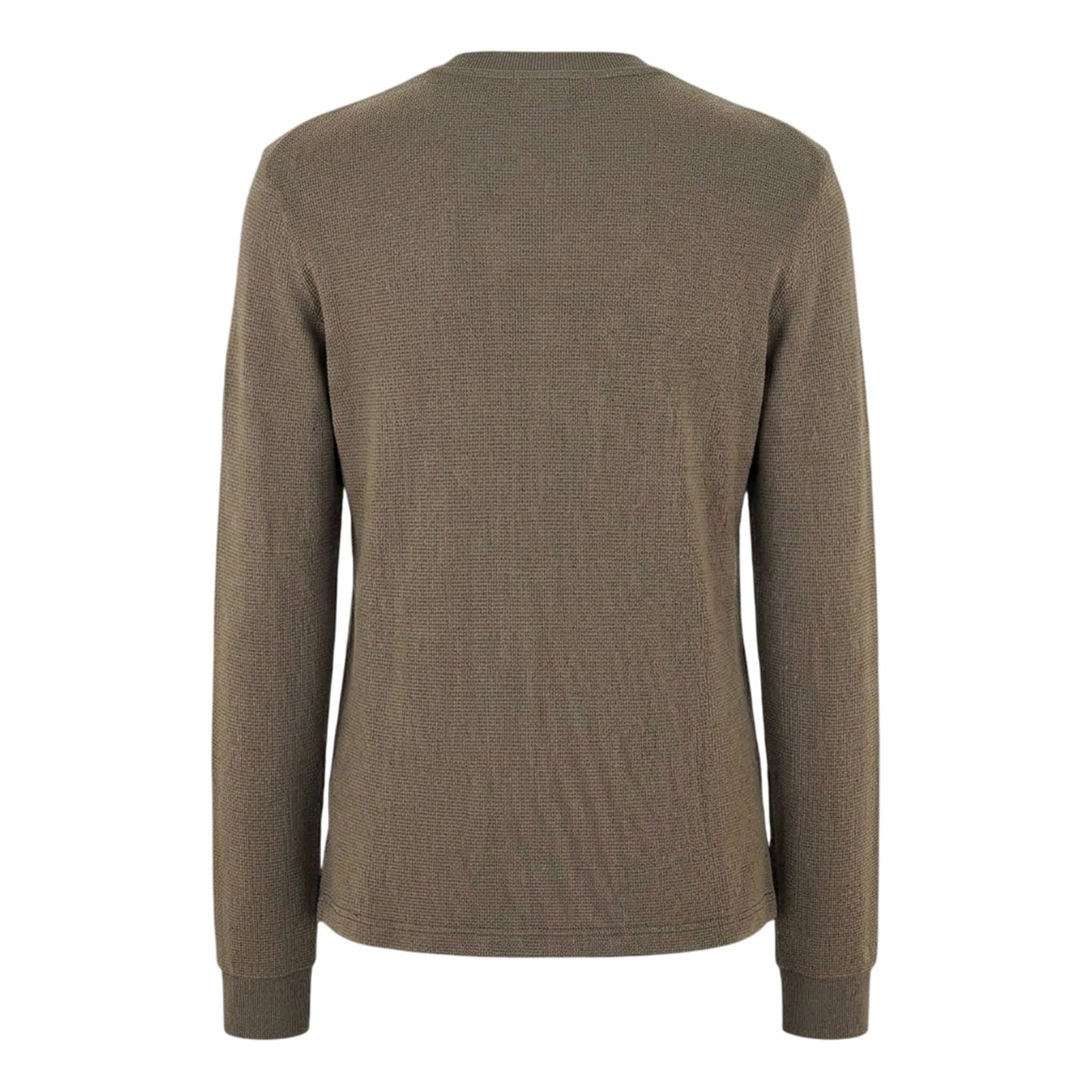 Beluga - Back - Calvin Klein Mens Waffle Long-Sleeved Top