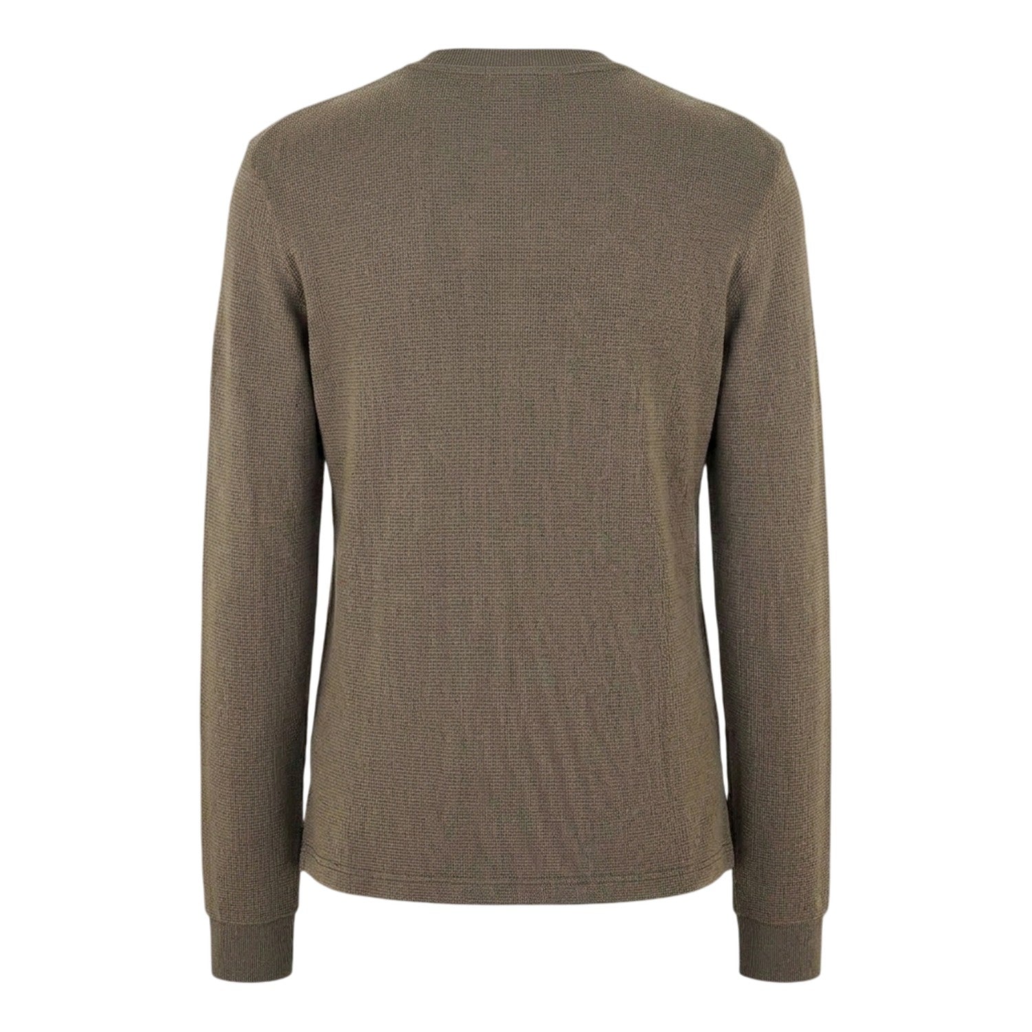 Beluga - Back - Calvin Klein Mens Waffle Long-Sleeved Top