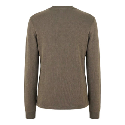 Beluga - Back - Calvin Klein Mens Waffle Long-Sleeved Top