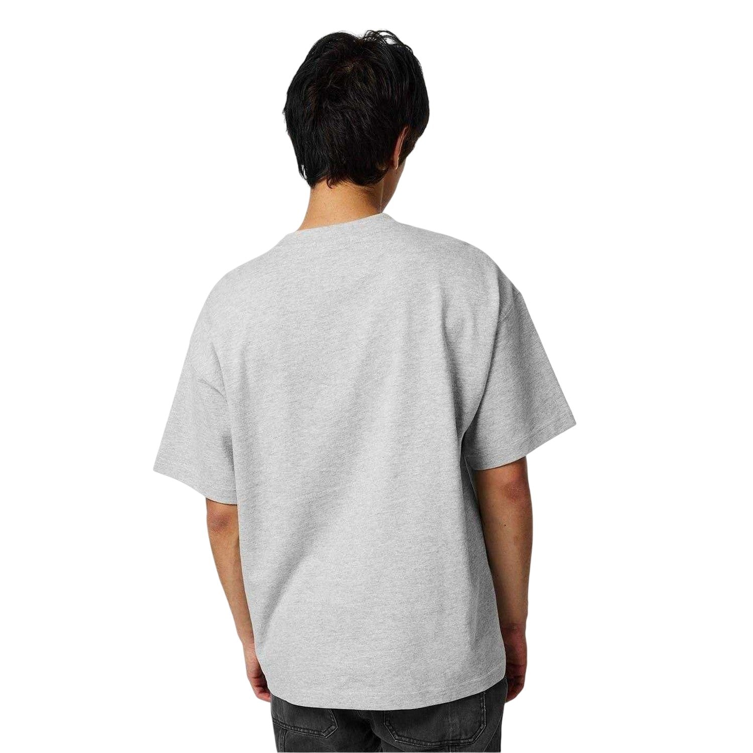 Grey Marl - Back - Jack Wills Mens Team Jersey Crew Neck T-Shirt