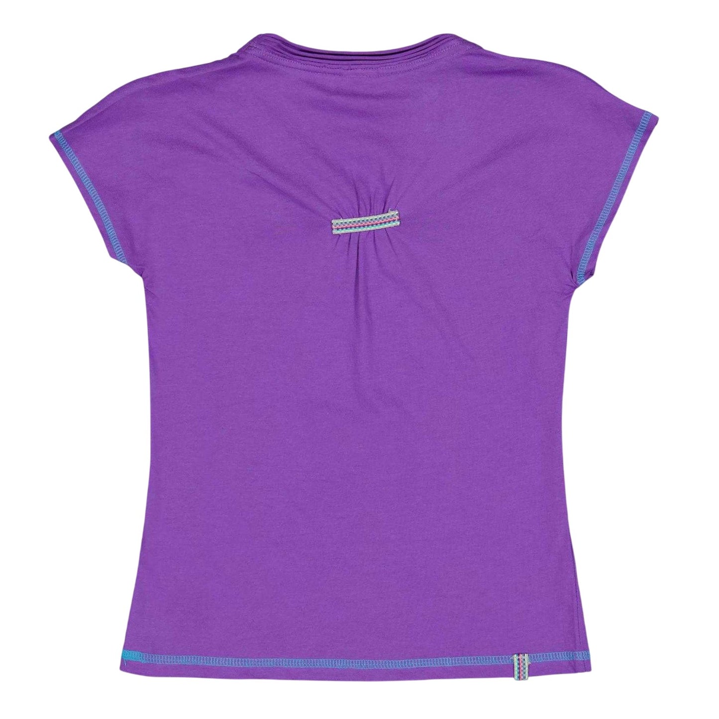 Purple - Back - Puma Girls Wave Regular T-Shirt