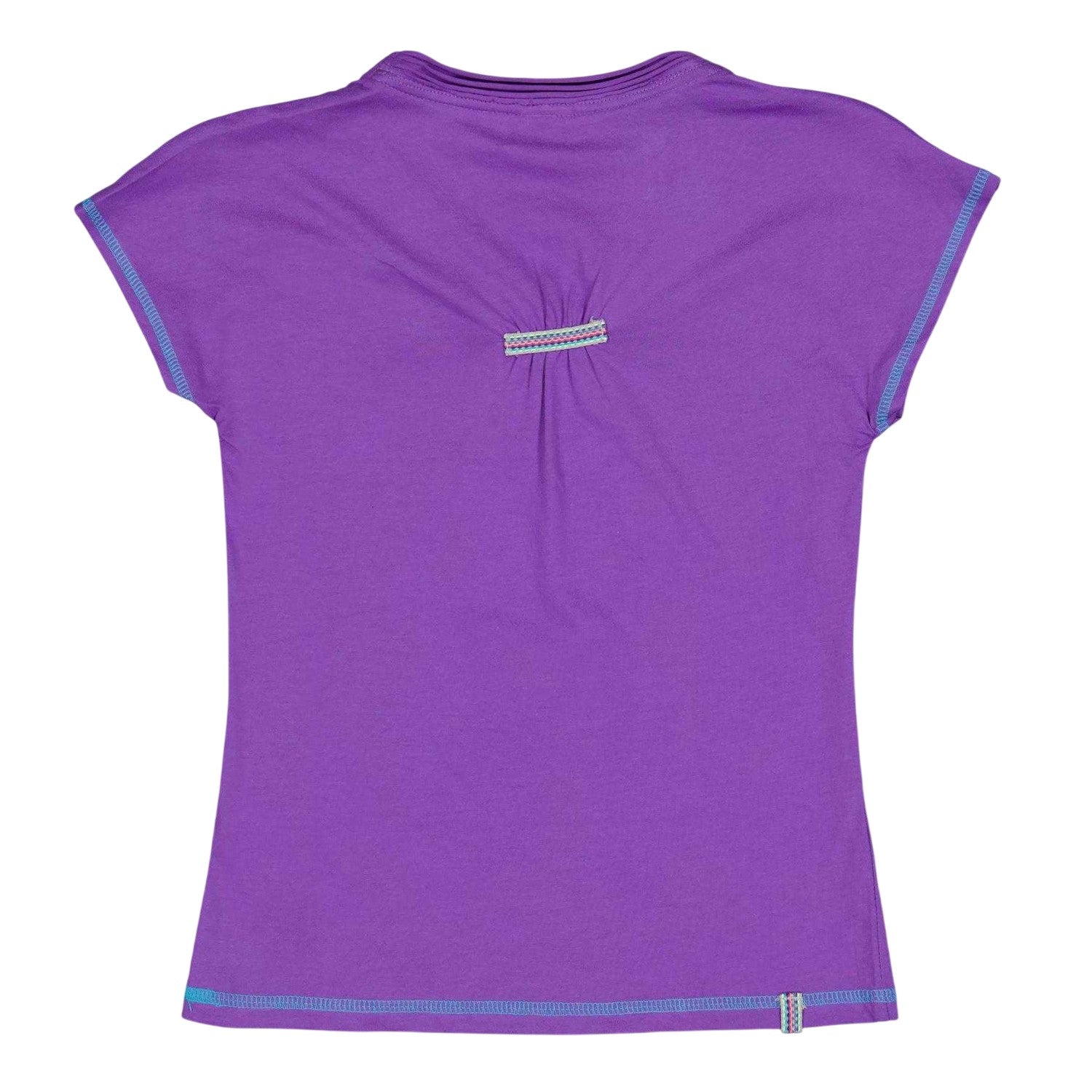 Purple - Back - Puma Girls Wave Regular T-Shirt
