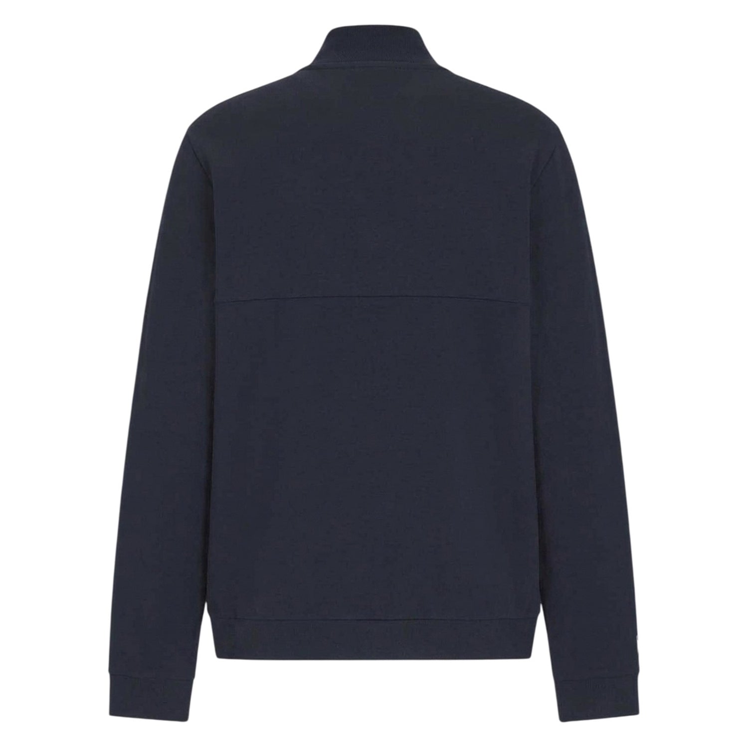 Dark Blue - Back - Boss Mens Contrast Piping Track Jacket