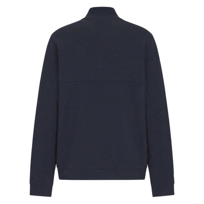 Dark Blue - Back - Boss Mens Contrast Piping Track Jacket