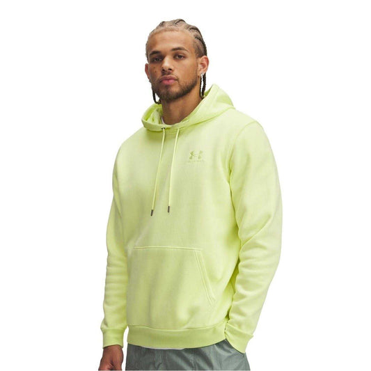 Yellow - Front - Under Armour Mens Icon Fleece Hoodie