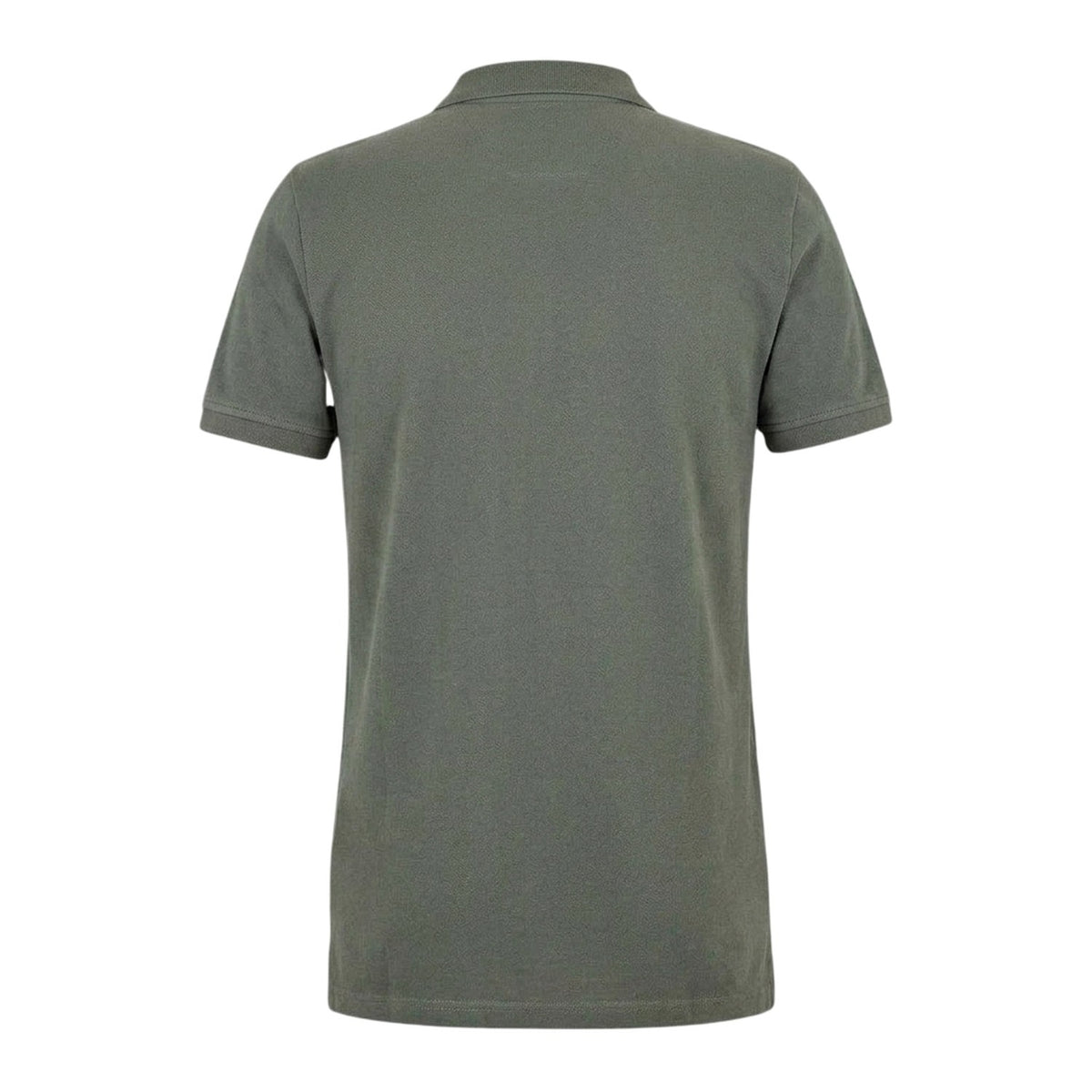 Pewter - Back - Tommy Jeans Mens Collared Slim Polo Shirt