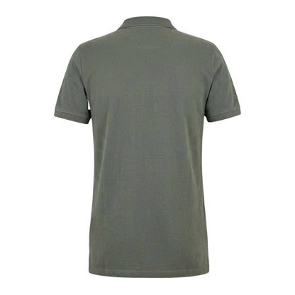 Pewter - Back - Tommy Jeans Mens Collared Slim Polo Shirt