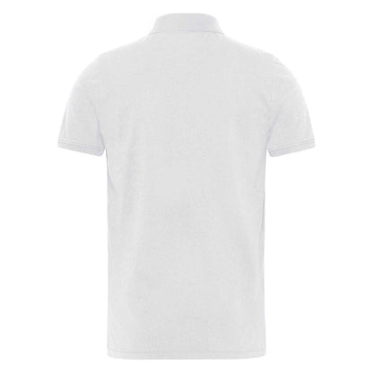 White - Back - Tommy Jeans Mens Collared Slim Polo Shirt