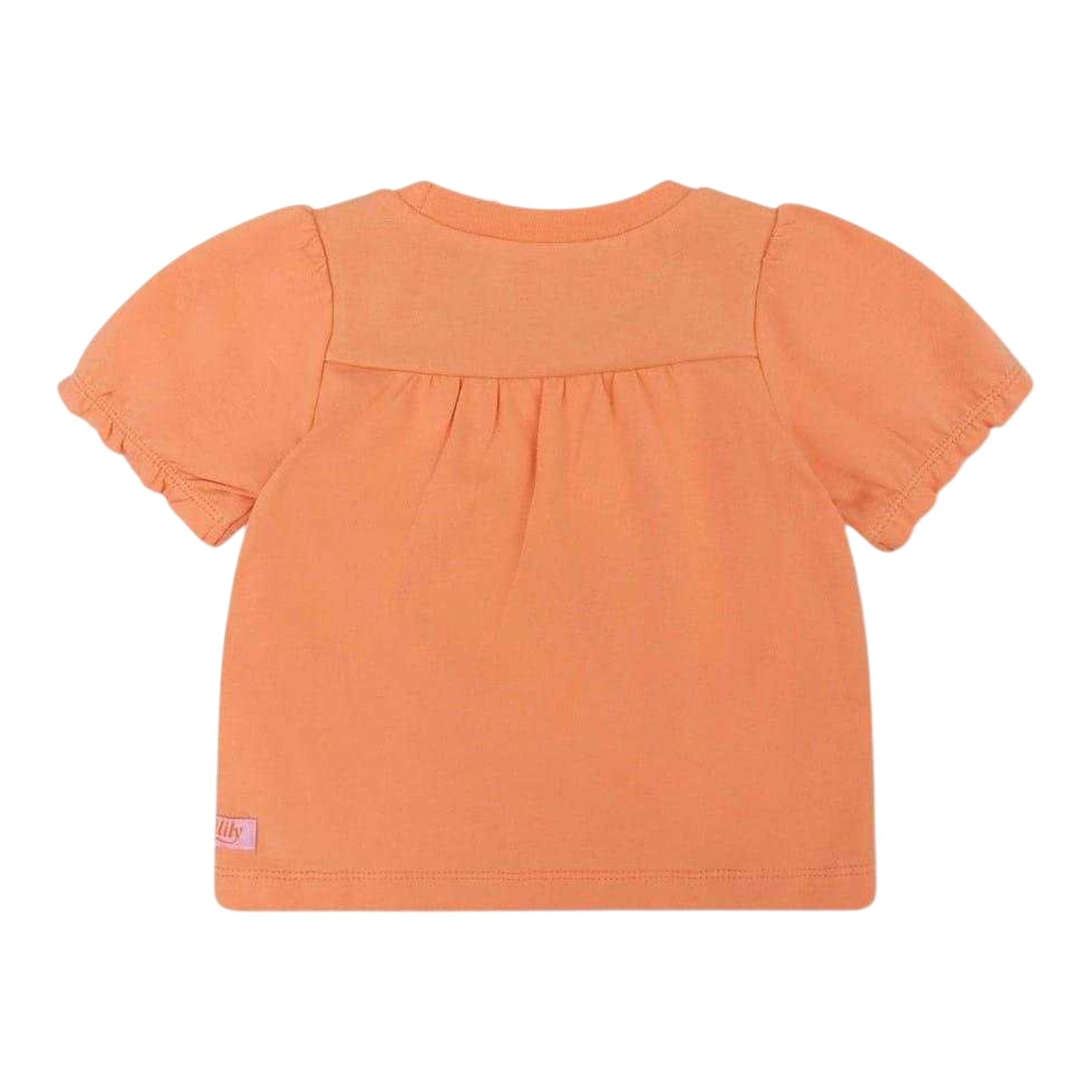 Orange - Back - Oilily Girls Gingham T-Shirt