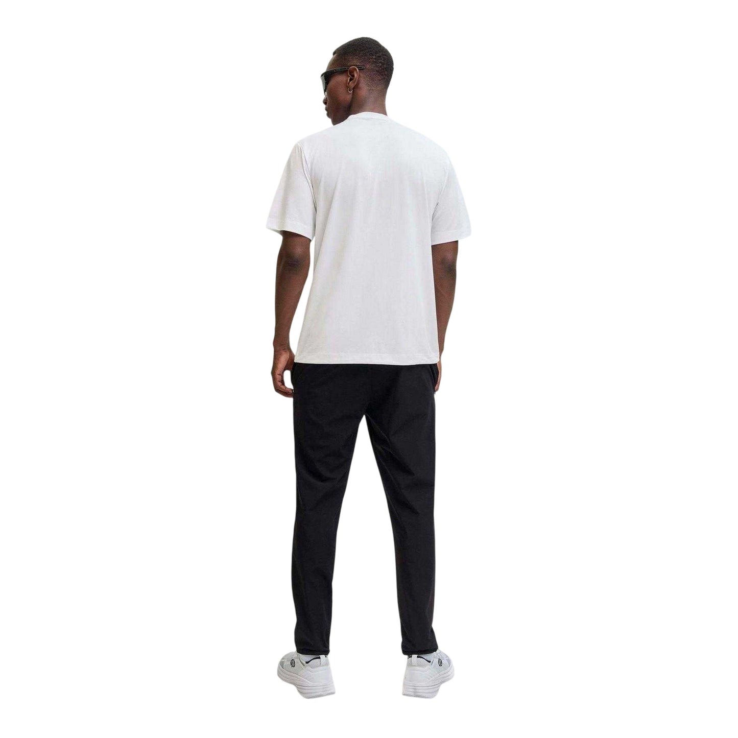 Bright White - Lifestyle - Jack And Jones Mens Logo Crew Neck Oversized T-Shirt