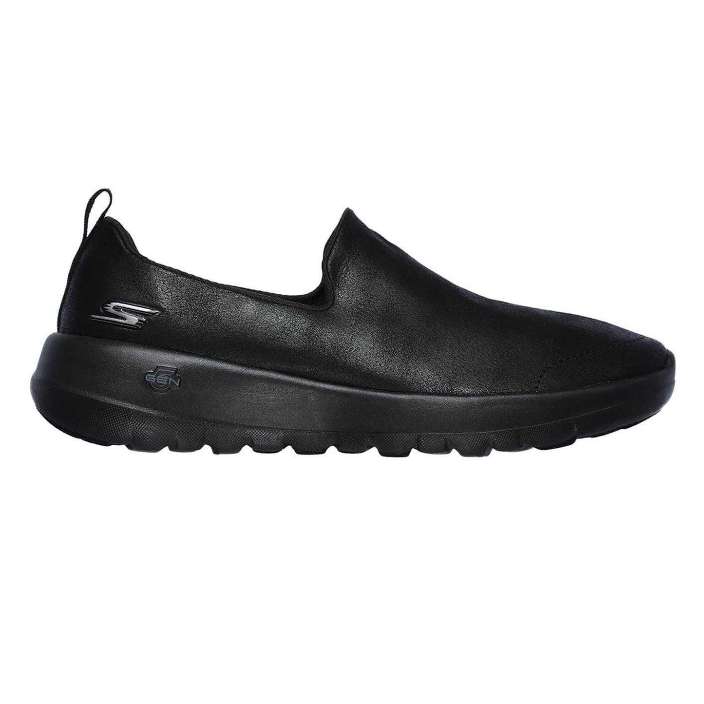 Triple Black - Front - Skechers Mens Go Walk Slip-on Walking Shoes