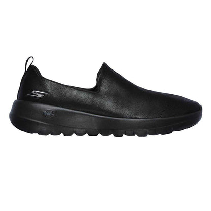 Triple Black - Front - Skechers Mens Go Walk Slip-on Walking Shoes