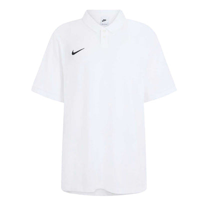 White - Front - Nike Mens Team Club Marl Polo Shirt