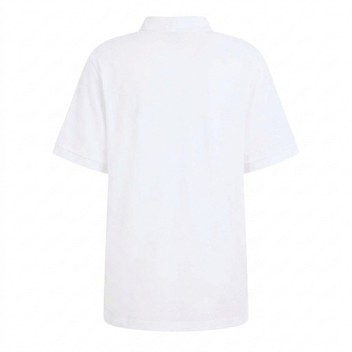 White - Back - Nike Mens Team Club Marl Polo Shirt