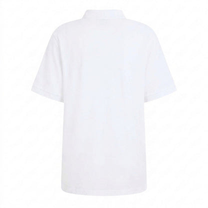White - Back - Nike Mens Team Club Marl Polo Shirt