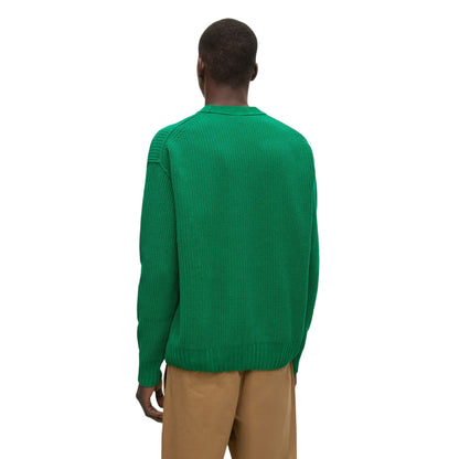 Green - Back - Boss Unisex Adult Ribbed Regular Sweater Top