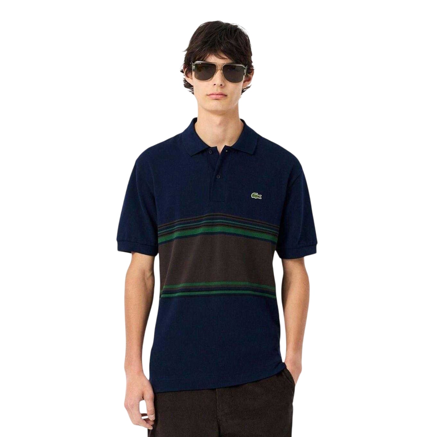 Navy Blue - Lifestyle - Lacoste Mens Logo Short-Sleeved Polo Shirt