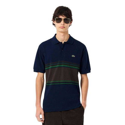 Navy Blue - Lifestyle - Lacoste Mens Logo Short-Sleeved Polo Shirt