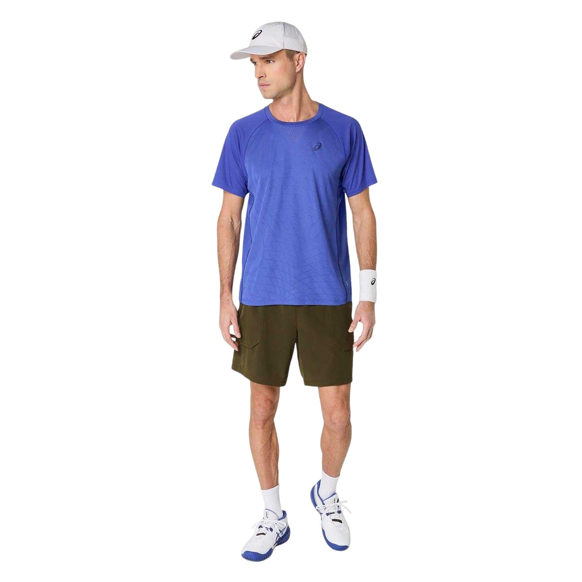 Dark Cobalt - Side - Asics Mens Match Actibreeze T-Shirt