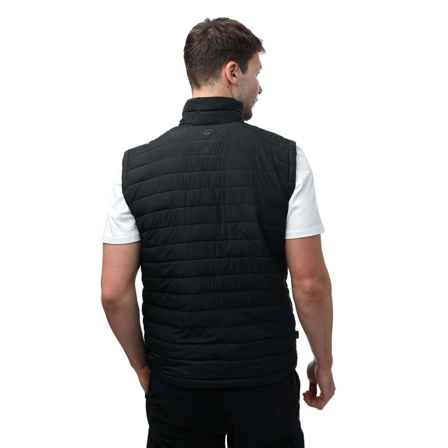 Black - Back - Timberland Mens Axis Peak Water Repellent Gilet