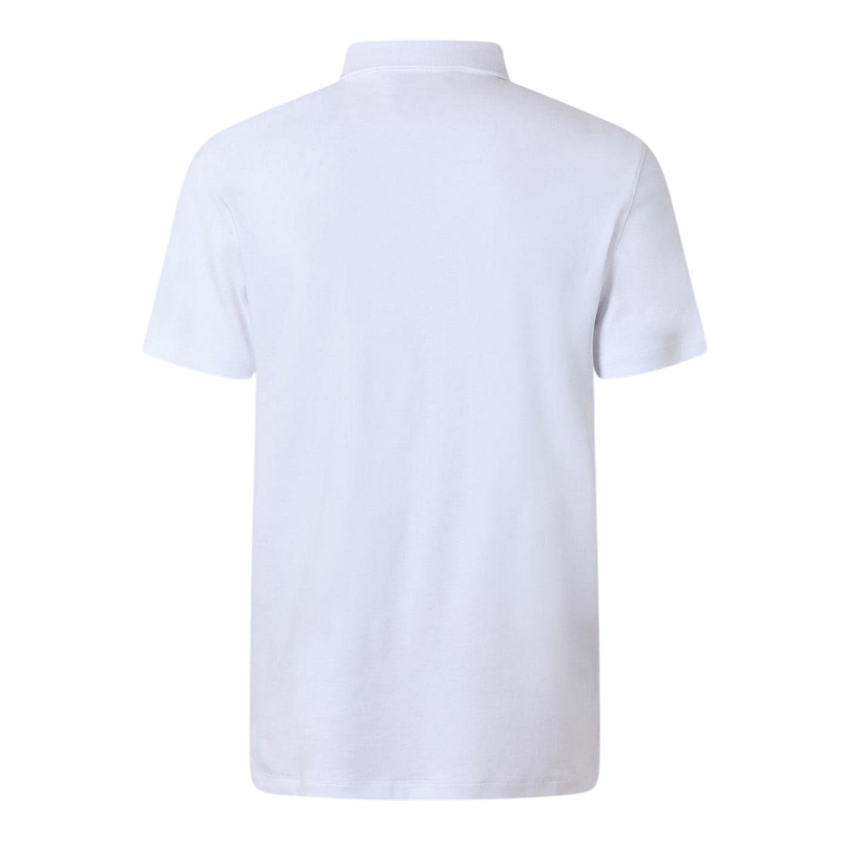 Bright White - Back - Calvin Klein Mens Pima Cotton Collared Short-Sleeved Polo Shirt