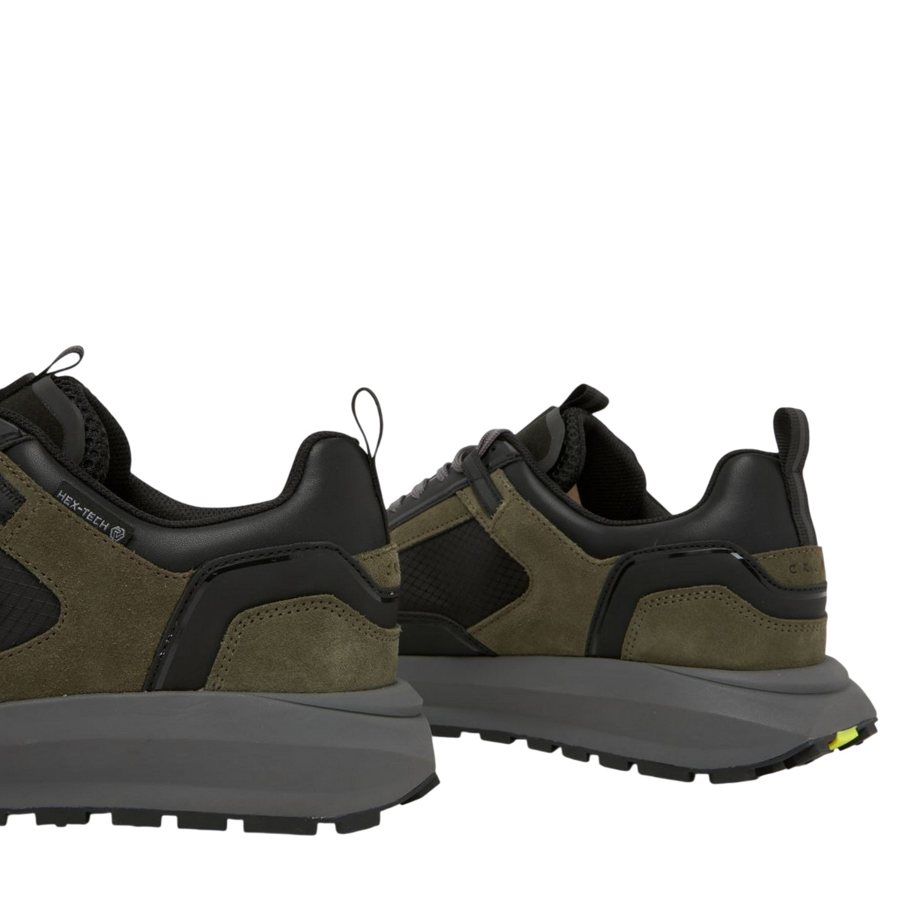 Olive - Lifestyle - Cruyff Mens Rayado Suede Chunky Sole Trainers