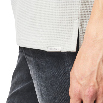 Clay - Side - Firetrap Mens Waffle Regular Short-Sleeved Polo Shirt