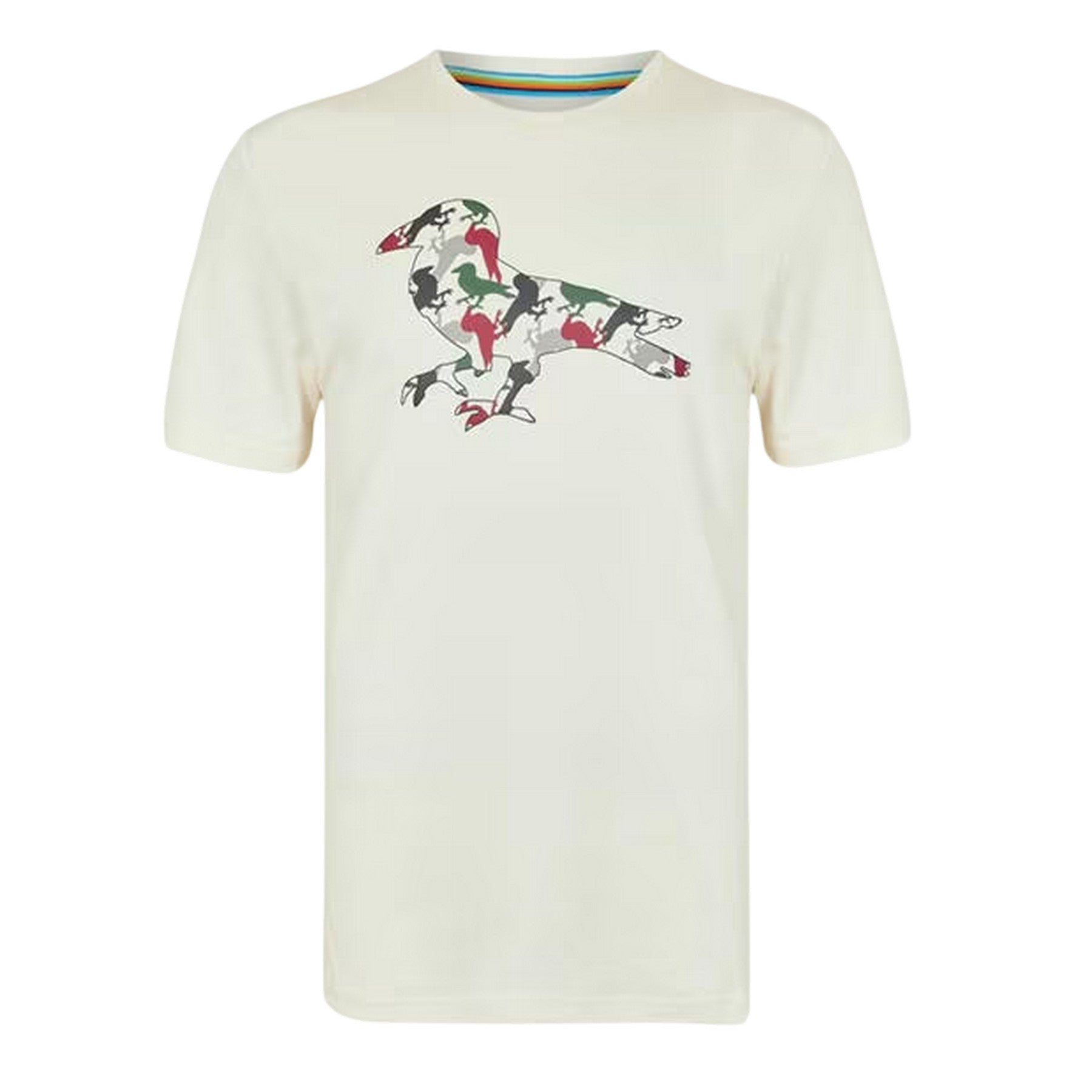 White - Front - Modern Amusement Mens Soho Robin Crew Neck T-Shirt