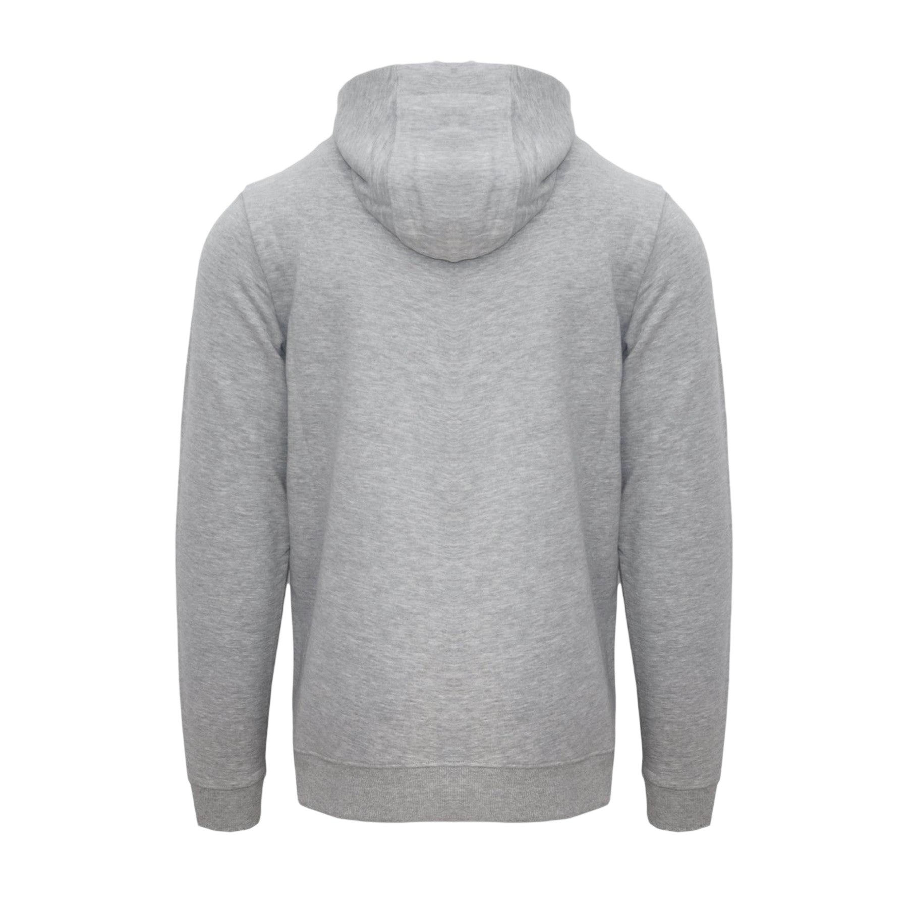Grey - Back - Aquascutum Mens Lettering Hoodie