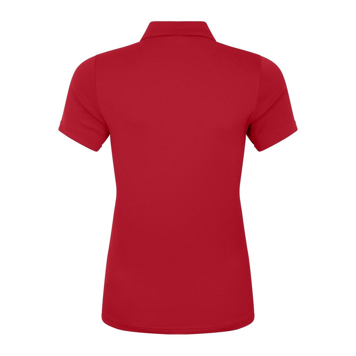 Red - Back - Canterbury Womens-Ladies Club Dry Regular Polo Shirt