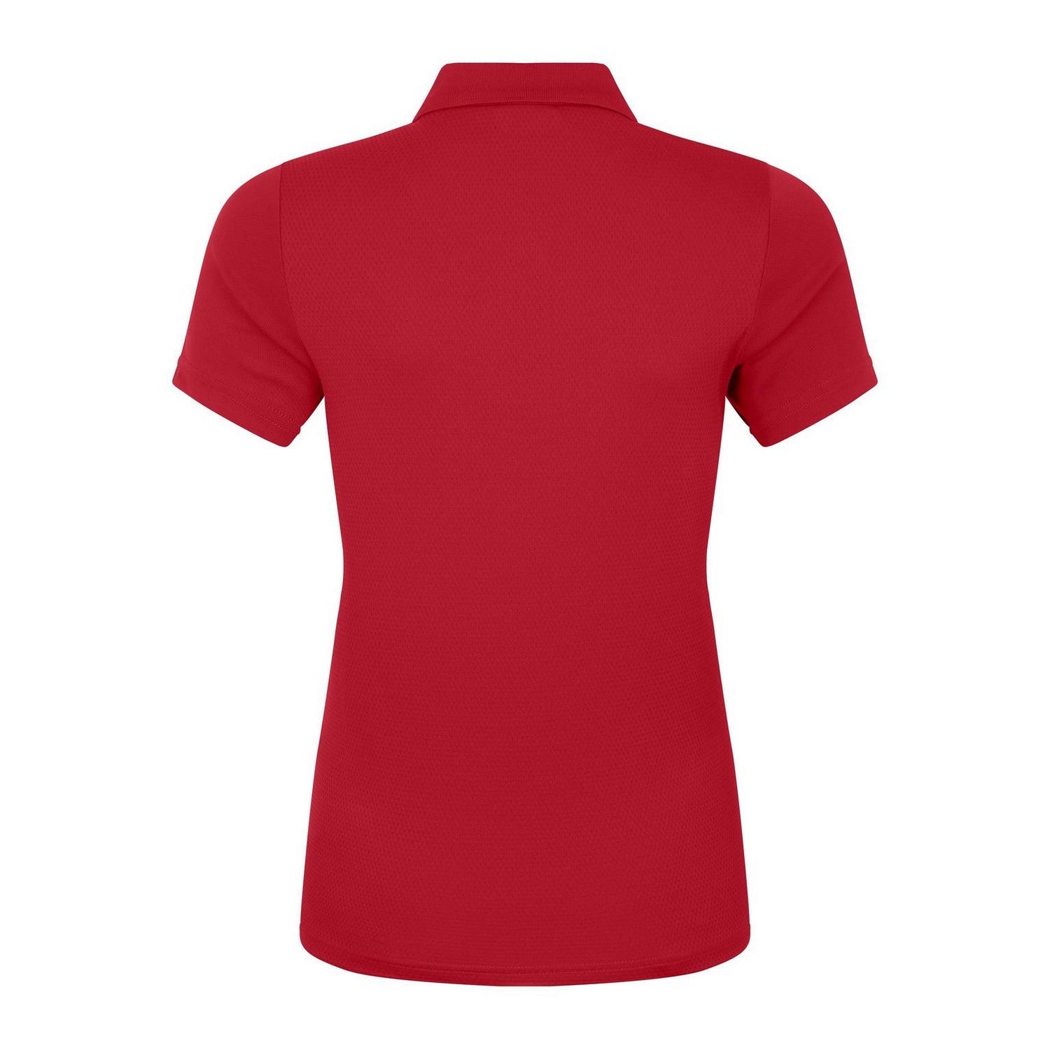 Red - Back - Canterbury Womens-Ladies Club Dry Regular Polo Shirt
