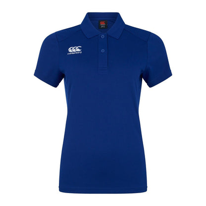 Royal Blue - Front - Canterbury Womens-Ladies Club Dry Regular Polo Shirt