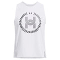 White - Front - Under Armour Womens-Ladies Launch Elite Iso-Chill Tank Top