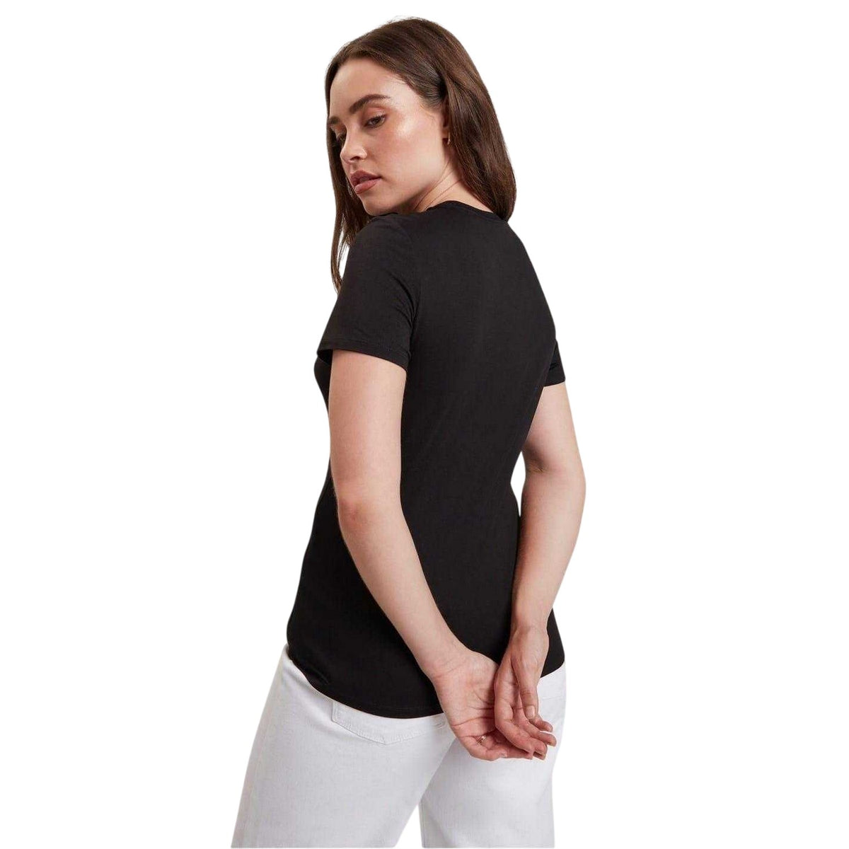 Black - Lifestyle - Ted Baker Womens-Ladies Plain Slim T-Shirt